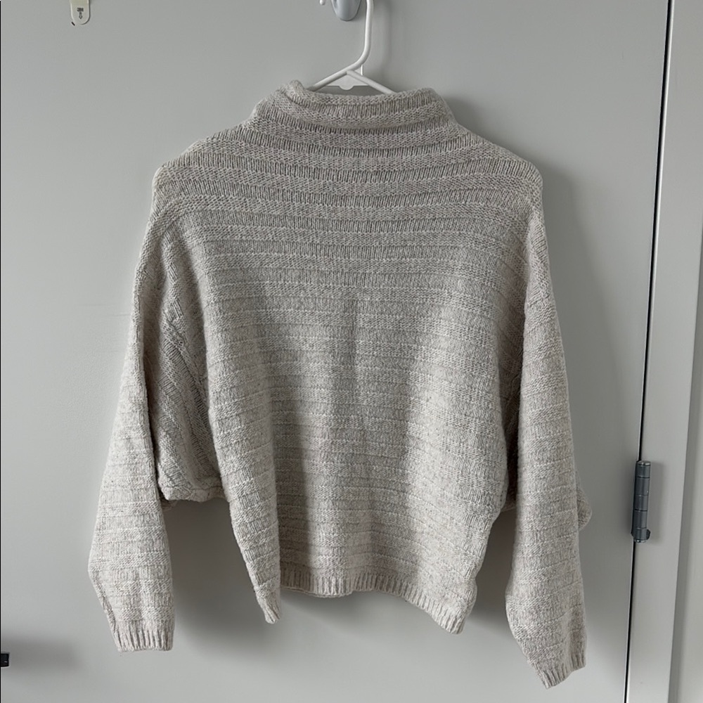 Neutral Cream Women's Knit Sweater